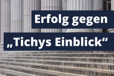 erfolg gegen tichys Einblick