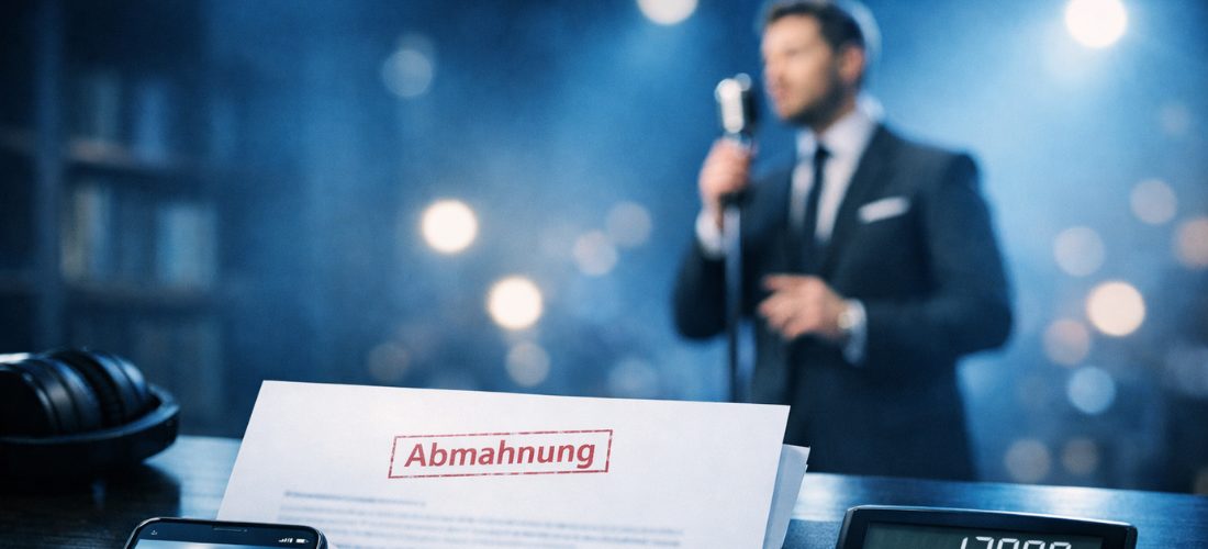 Symbolbild: Abmahnung wegen „Feeling Good“ (Michael Bublé) durch Mathé Law Firm / Essex Musikvertrieb GmbH